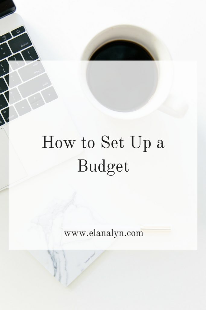 How to Set Up a Budget