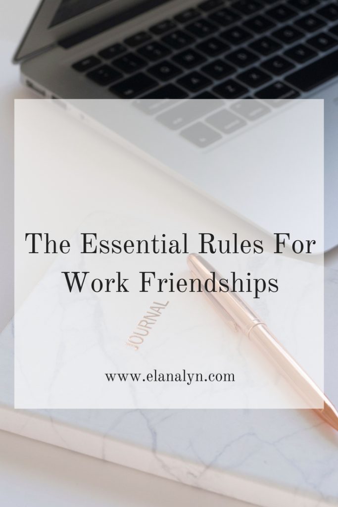 The Essential Rules for Work Friendships